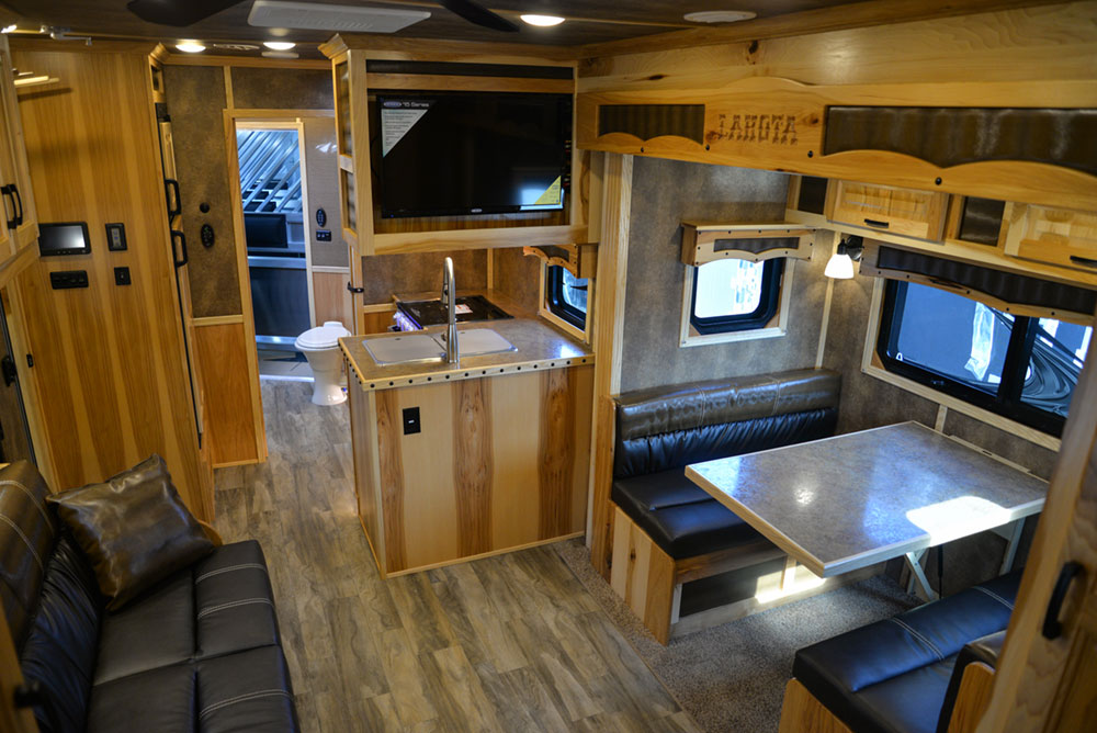 America's 1 Sold Living Quarters Horse Trailer Lakota