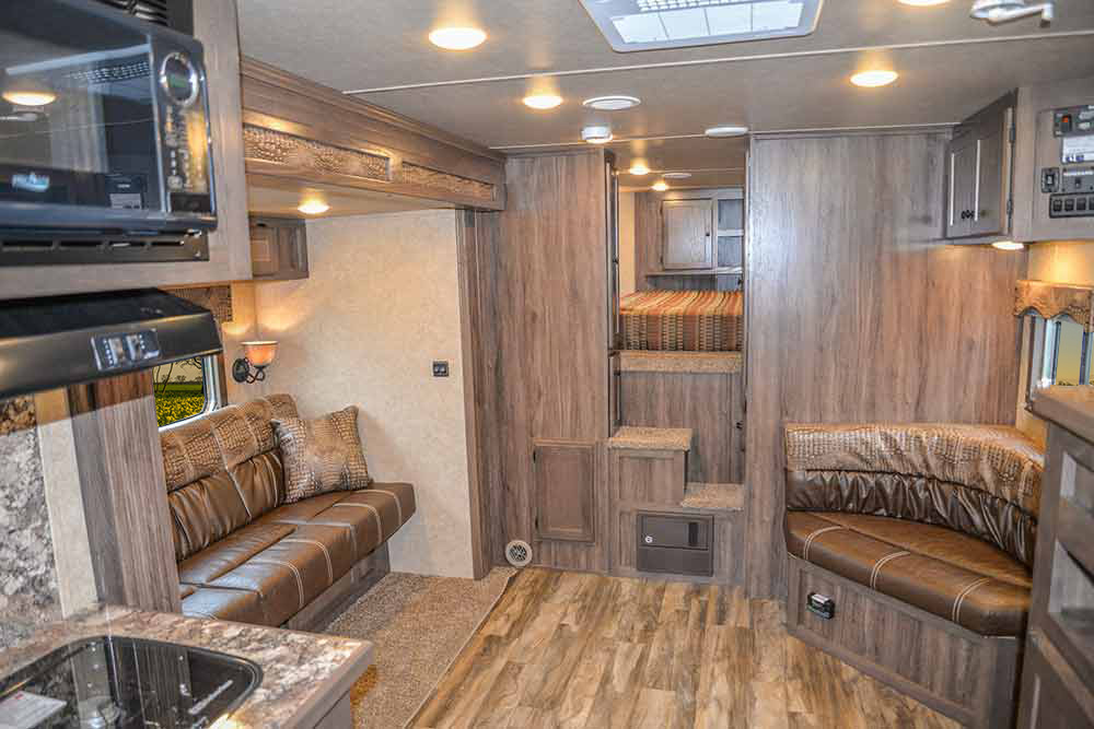 Living Quarters in C8X15CL Charger Edition Horse Trailer | Lakota Trailers