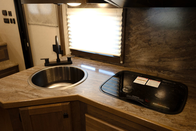 Kitchen Sink in LE8X13SR Charger Edition Livestock Trailer | Lakota Trailers