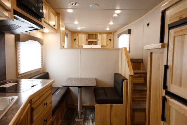 Living Quarters in C8X11DR Charger Edition Horse Trailer | Lakota Trailers