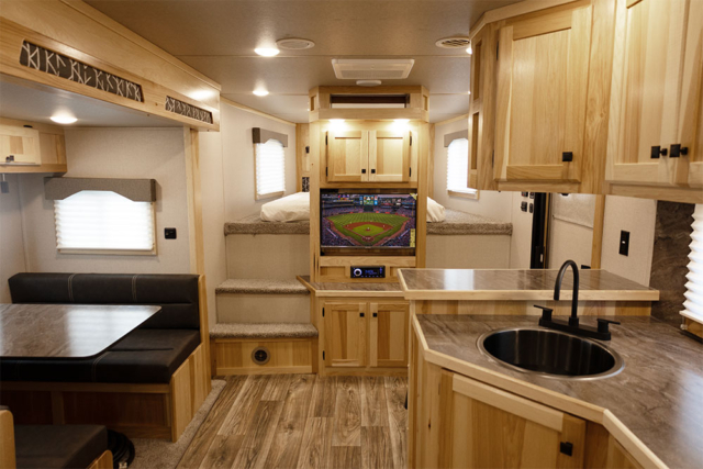 Living Quarter in C8X14CE Charger Edition Horse Trailer | Lakota Trailers