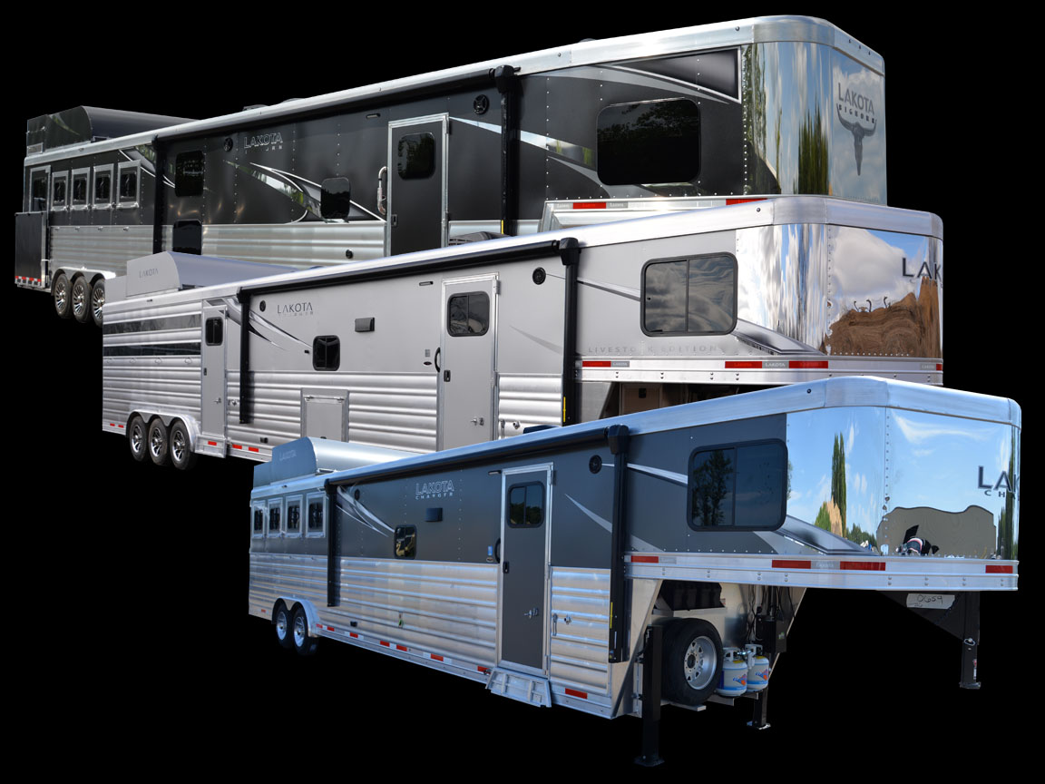 Bighorn, Charger, and Colt Horse Trailer