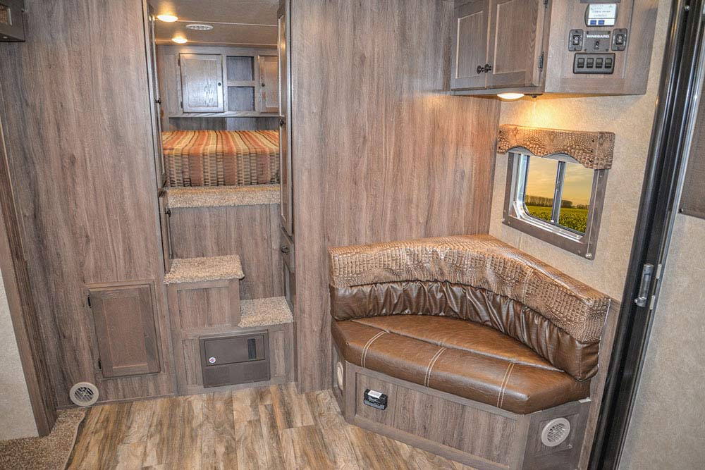 Living Quarters in C8X15CL Charger Edition Horse Trailer | Lakota Trailers