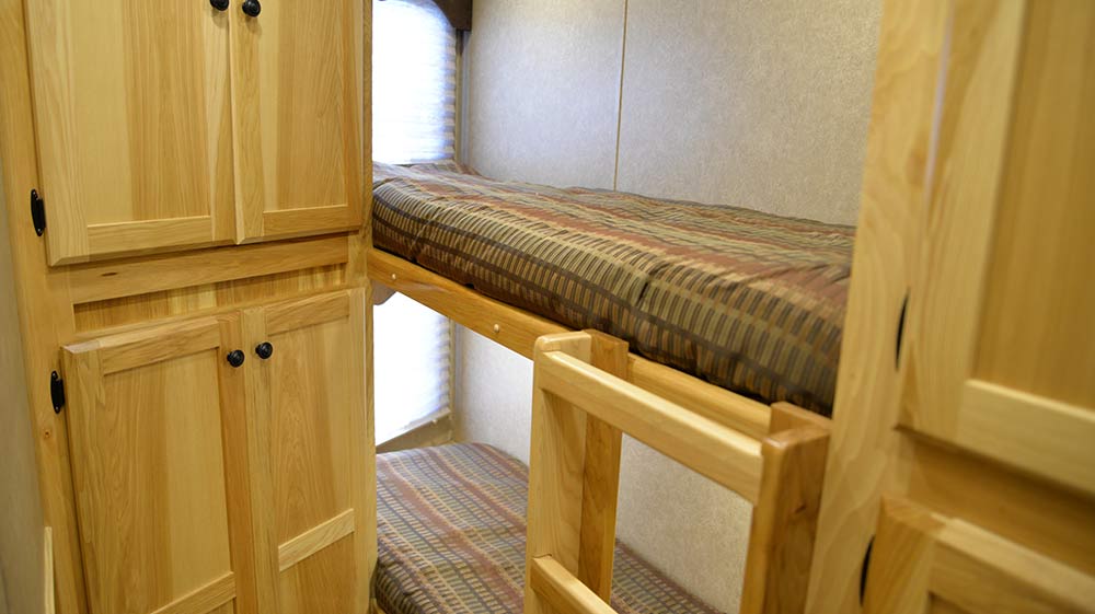 Bunk Beds in C8X15BB Charger Edition Horse Trailer | Lakota Trailers