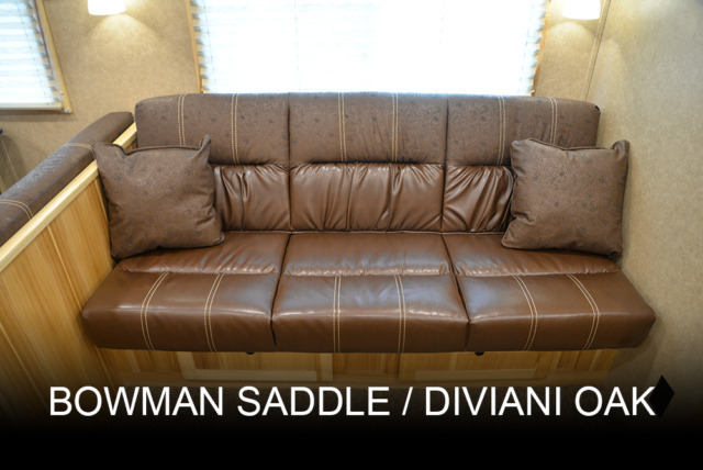 Bowman Saddle / Diviani Oak | Charger Upholstery Options