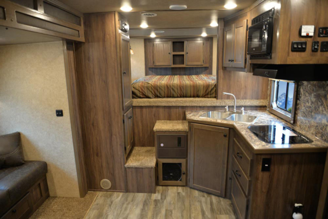 Living Quarters in LE8X11FK Charger Edition Livestock Trailer | Lakota Trailers