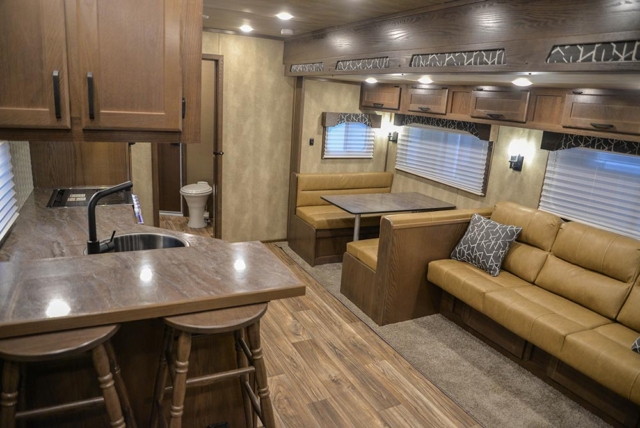 Living Quarters in IN8X18CE Infinity Edition Horse Trailer | Lakota Trailers