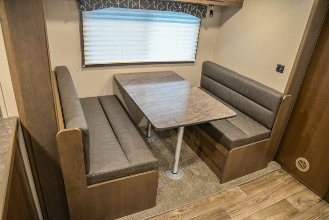 Dinette in C8X15RK Charger Edition Horse Trailer | Lakota Trailers