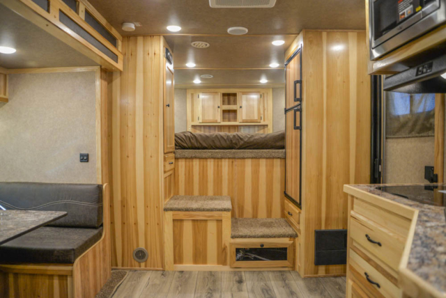 Living Quarters in CTH8X11 Charger Edition Toy Hauler | Lakota Trailers