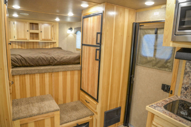 Living Quarters in CTH8X11 Charger Edition Toy Hauler | Lakota Trailers