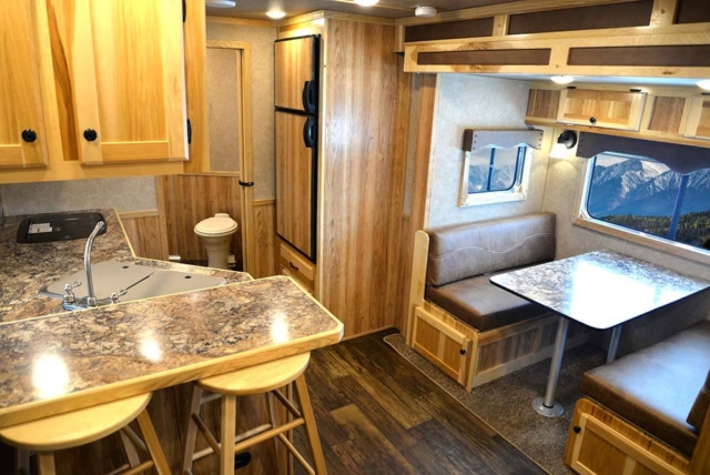 Living Quarters in LE8X14CE Charger Edition Livestock Trailer | Lakota Trailers