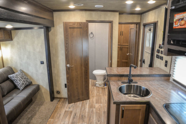 Living Quarters in IN8X17BB Infinity Edition Horse Trailer | Lakota Trailers
