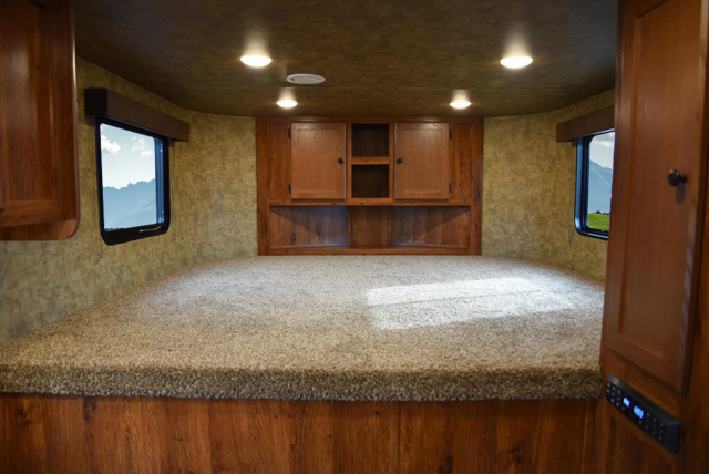 Bed in Gooseneck in AC8X9 Colt Edition Horse Trailer | Lakota Trailers