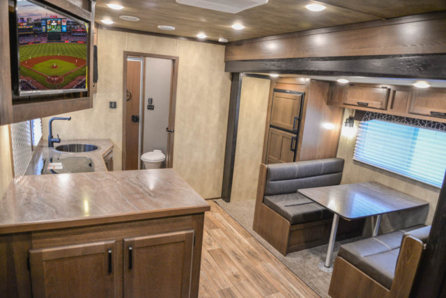 Living Quarters in IN8X15SRB Infinity Edition Horse Trailer | Lakota Trailers