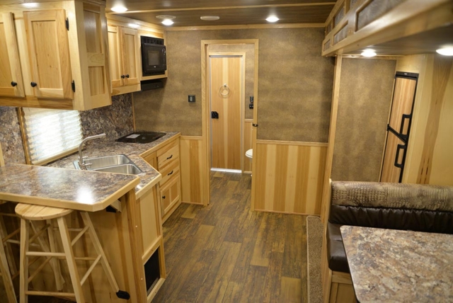 Living Quarters in CTH8X14CE Charger Edition Toy Hauler | Lakota Trailers