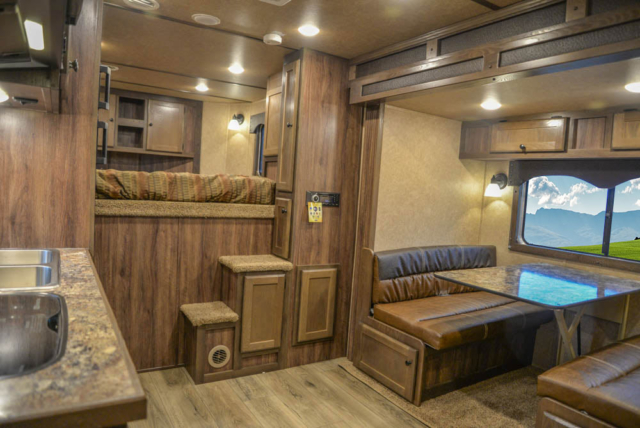 Living Quarters in C8X18BB Charger Edition Horse Trailer | Lakota Trailers