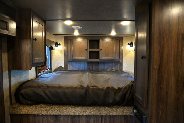 Bed in CX9ST Charger Edition Horse Trailer | Lakota Trailers
