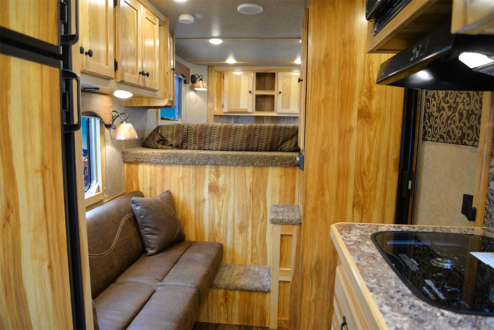 Living Quarters in CX9 Charger Edition Horse Trailer | Lakota Trailers