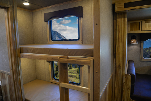 Bunk Beds in C8X16BB Charger Edition Horse Trailer | Lakota Trailers