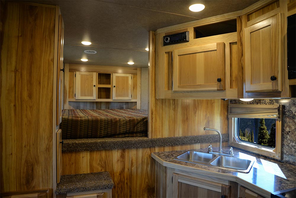 Living Quarters in C8X16BB Charger Edition Horse Trailer | Lakota Trailers