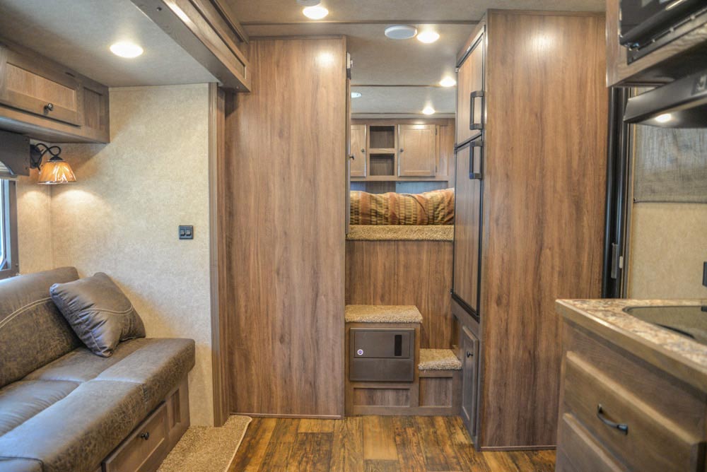 Living Quarters in CX11 Charger Edition Horse Trailer | Lakota Trailers
