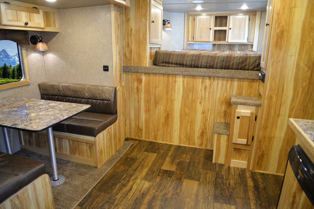 Living Quarters in C8X9 Charger Edition Horse Trailer | Lakota Trailers