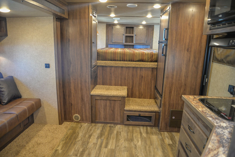 Living Quarters in LE8X11RK Charger Edition Livestock Trailer | Lakota Trailers